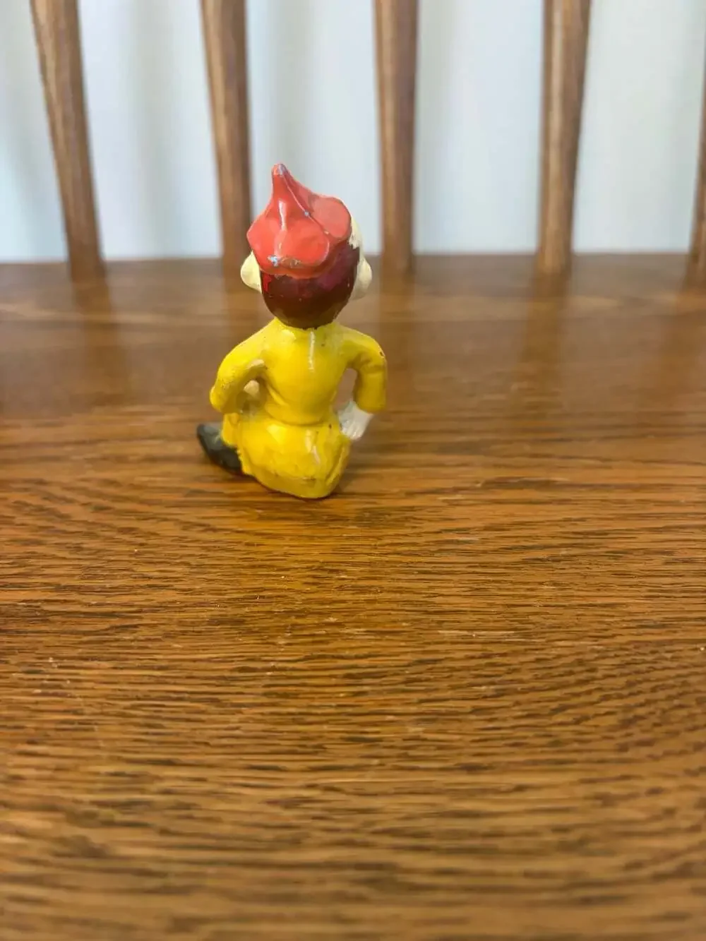 Vintage Hand Painted Ceramic Jester Elf Figurine